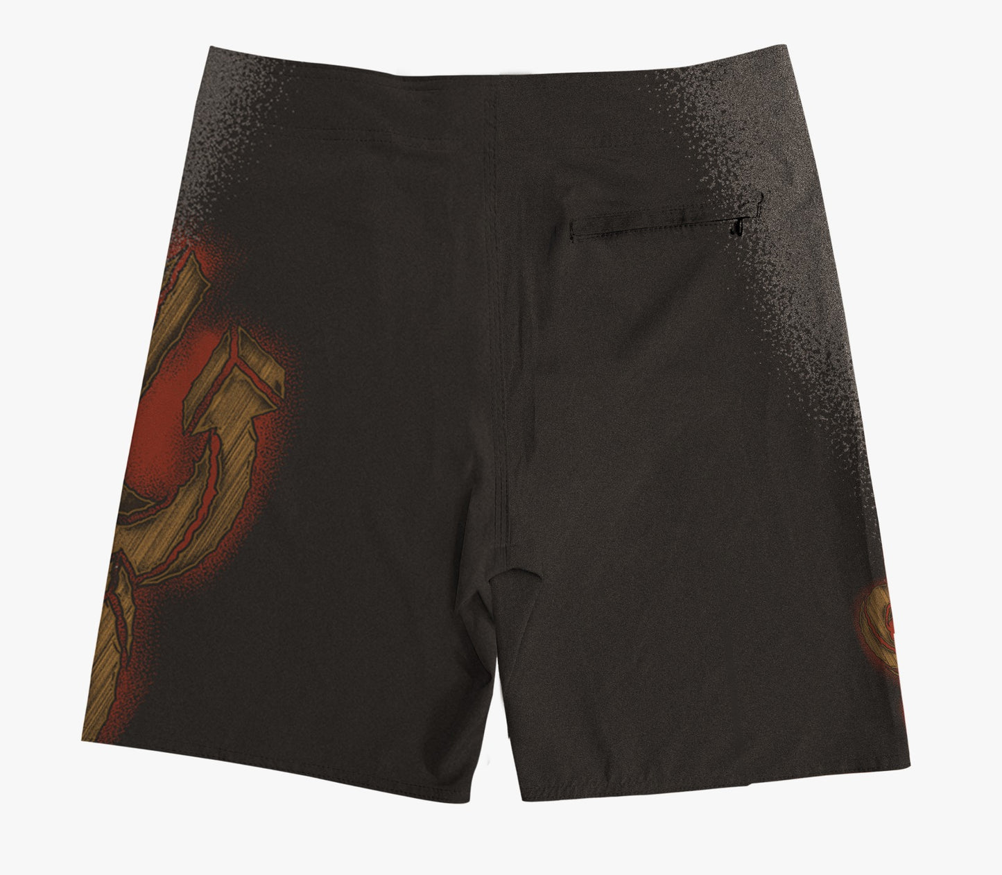 Boardshort Cristal Graffiti - Graffiti - Orange and Grat