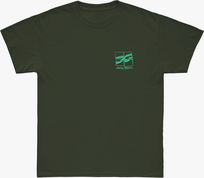 Camiseta Cristal Graffiti - Verde - Quatro Elementos
