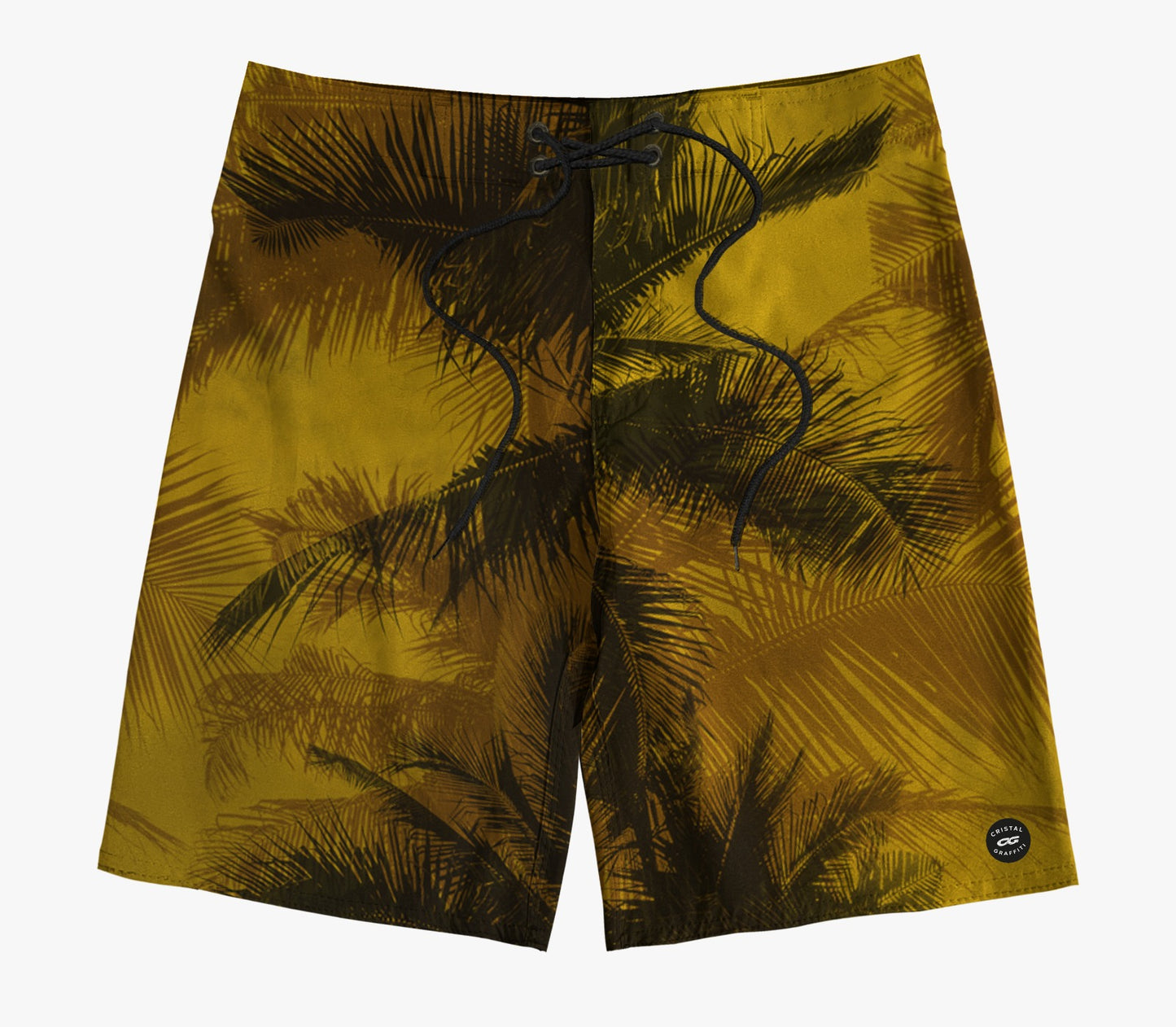 Boardshort Cristal Graffiti - Amarelo - Coconut