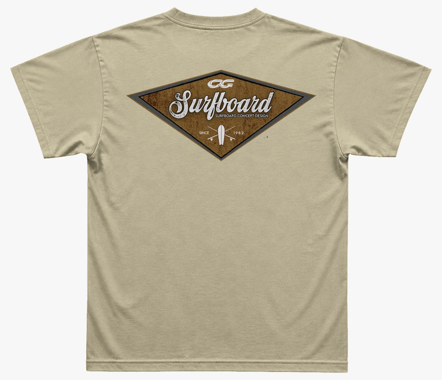 Camiseta Cristal Graffiti  - Bege - Surfboard