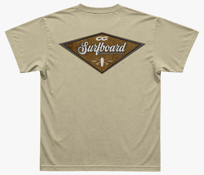 Camiseta Cristal Graffiti  - Bege - Surfboard