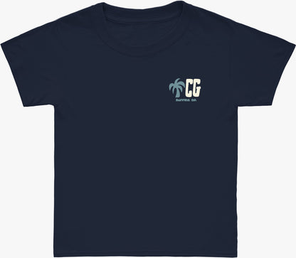 Camiseta Cristal Graffiti - Azul Marinho - Surfing Infantil