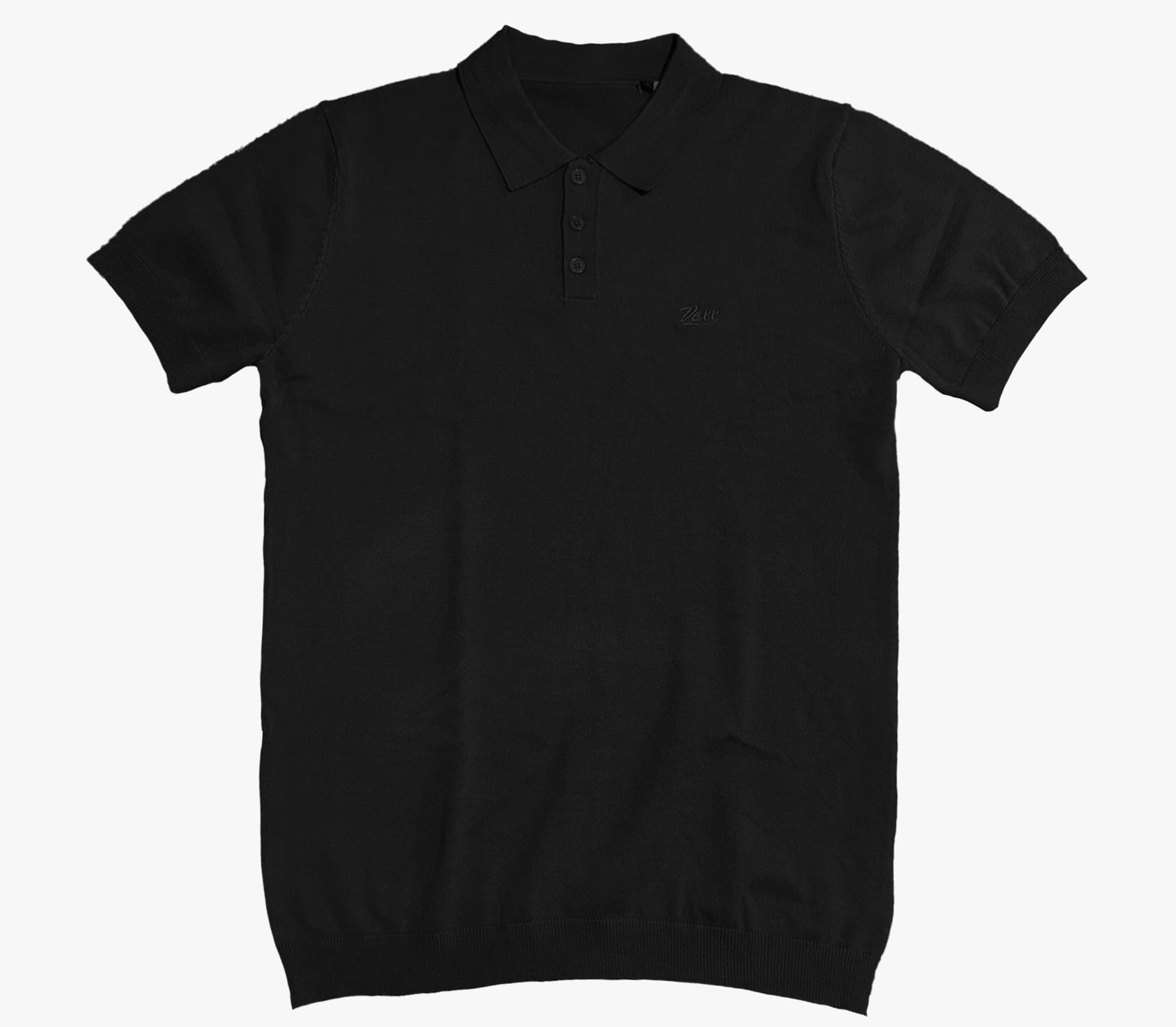 Camiseta Polo Cristal Graffiti  - Preto