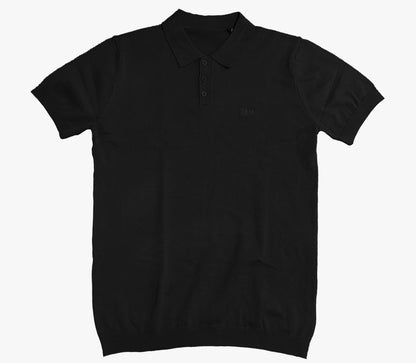 Camiseta Polo Cristal Graffiti  - Preto