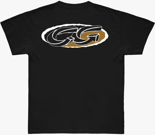 Camiseta Cristal Graffiti - Preta - Brown Yellow