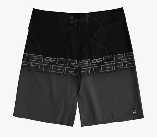 Boardshort Cristal Graffiti - Labirinto - Cinza