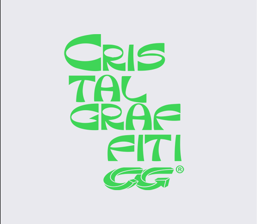 Cropped Cristal Graffiti - Branco - Letters