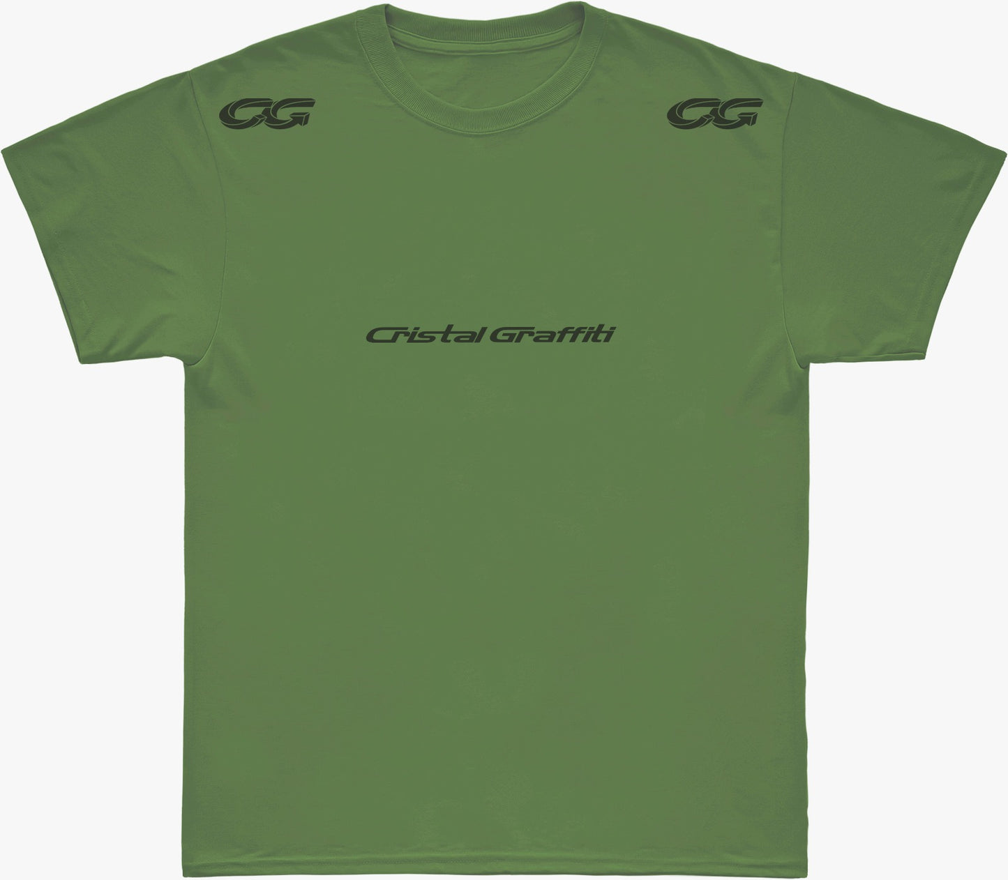 Camiseta Cristal Graffiti - Verde - Logo