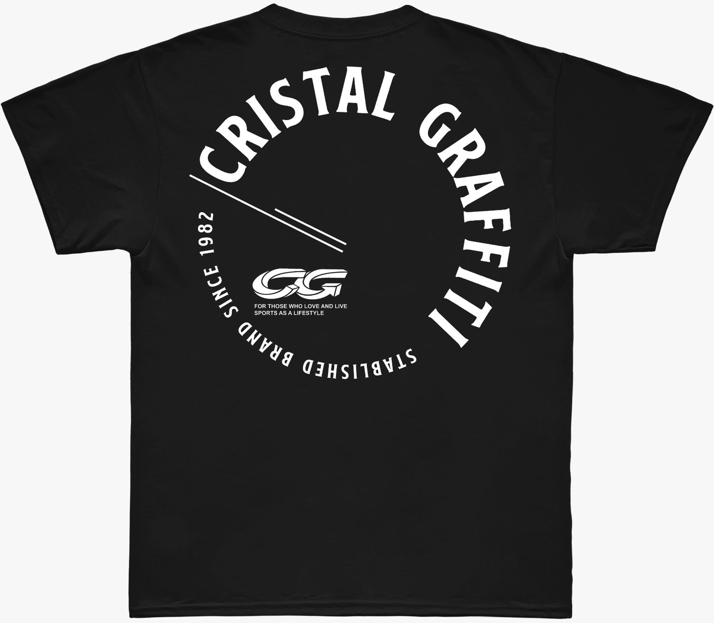 Camiseta Cristal Graffiti - Preta - Brand