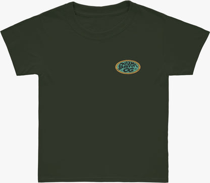 Camiseta Cristal Graffiti - Verde Musgo - Cristal Infantil