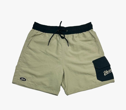 Short Cargo Voxx - Bege e Preto