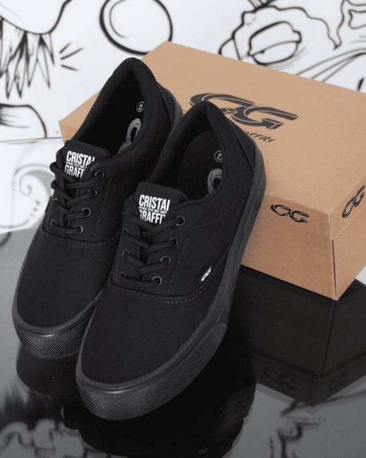 Tenis Cristal Graffiti - Preto - Colegial