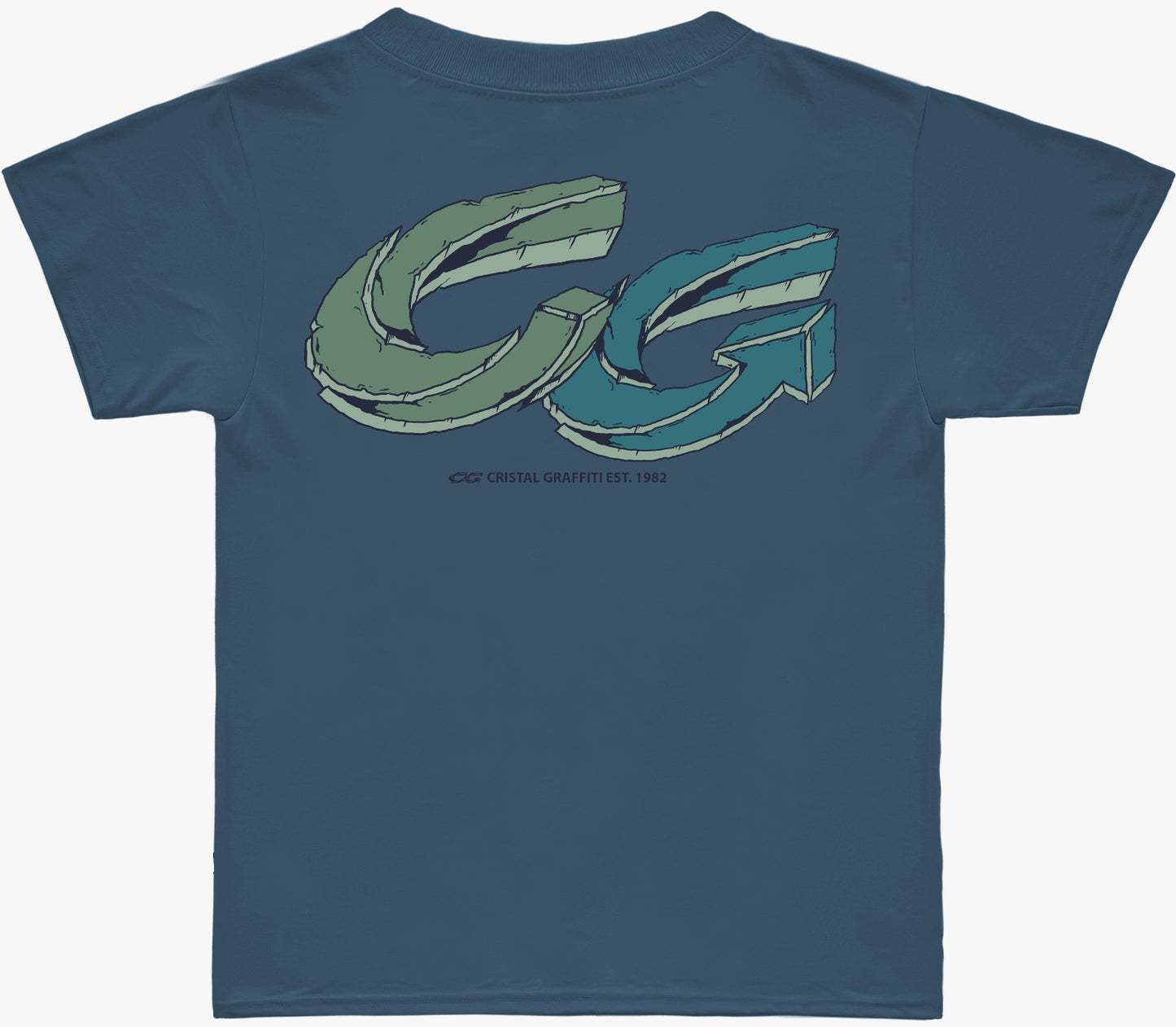 Camiseta Cristal Graffiti - Azul - CG Infantil