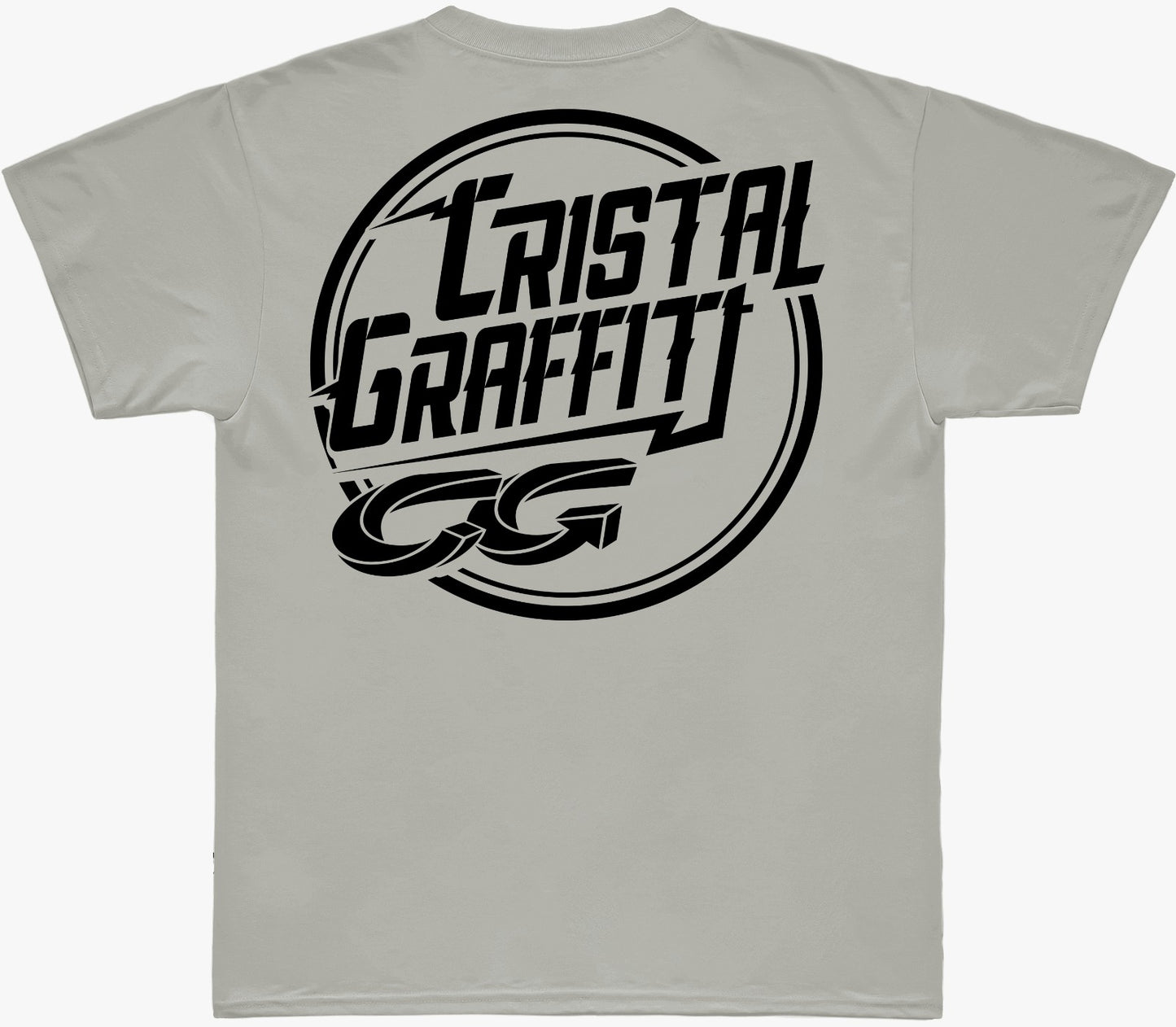 Camiseta Cristal Graffiti - Cinza - CG