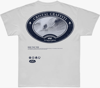 Camiseta Cristal Graffiti - Branco - Surfing