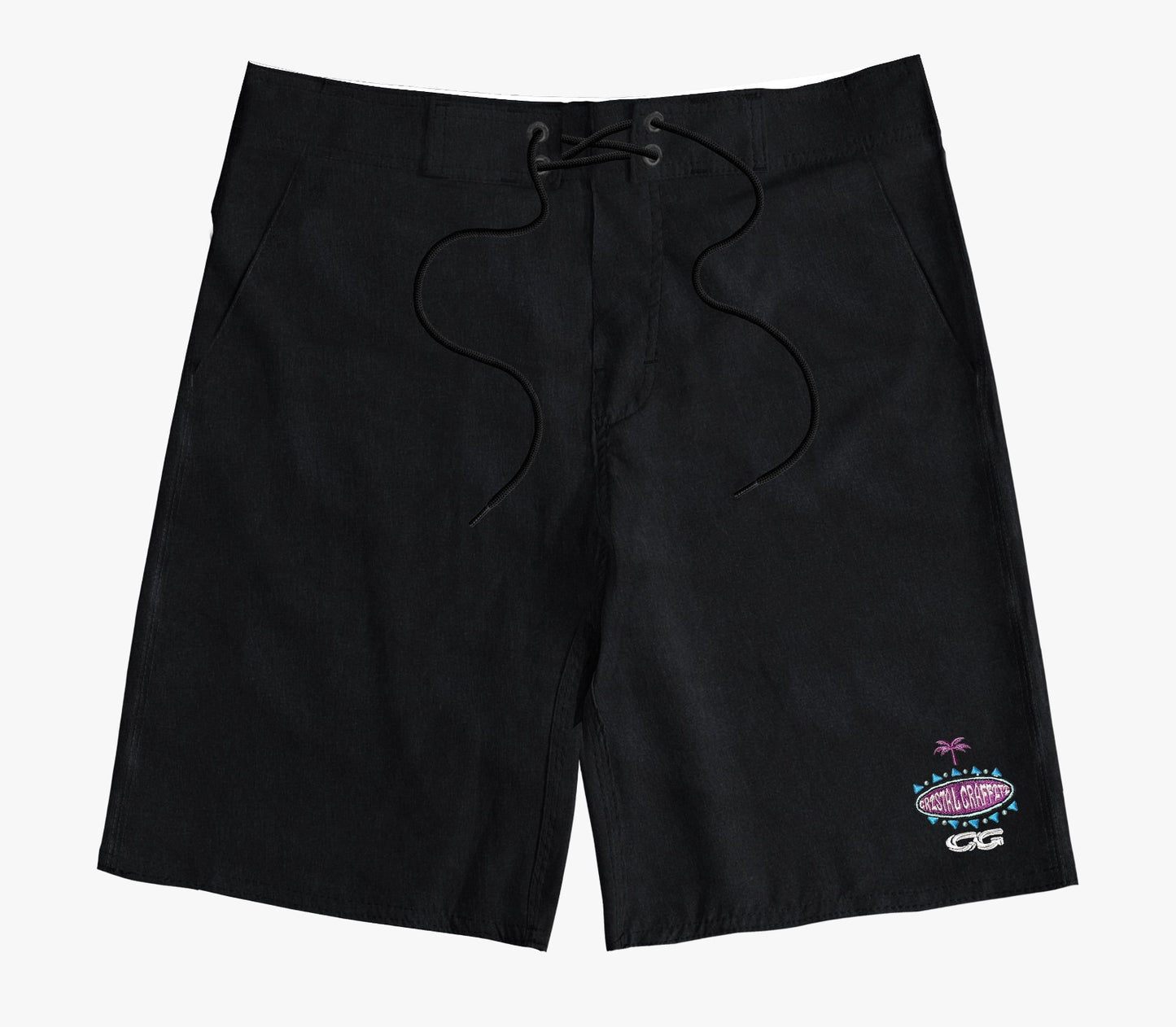 Walkshort Cristal Graffiti - Preto - Vibes