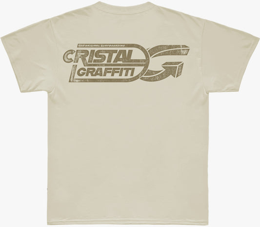 Camiseta Cristal Graffiti - Off White - Original