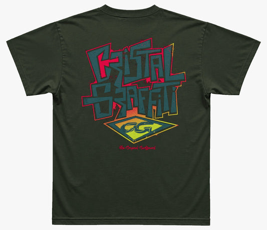 Camiseta Cristal Graffiti  - Verde - The Original