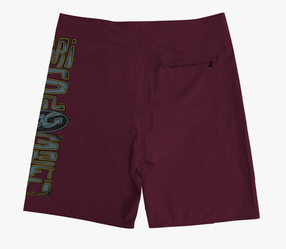 Boardshort Cristal Graffiti - Vermelho - Grafite