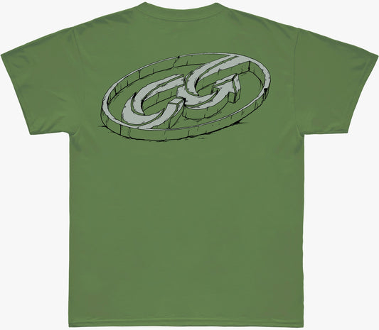 Camiseta Cristal Graffiti - Verde - Logo