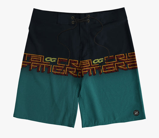 Boardshort Cristal Graffiti - Labirinto - Verde