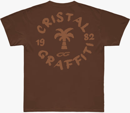 Camiseta Cristal Graffiti - Marrom - Coconut Tree 19
