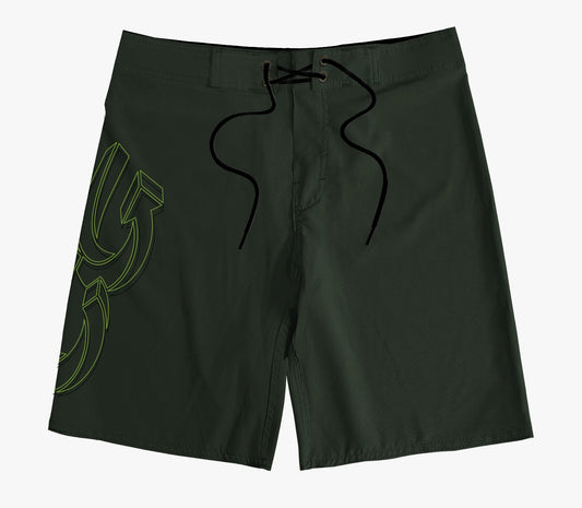 Boardshort Cristal Graffiti - Verde - CG