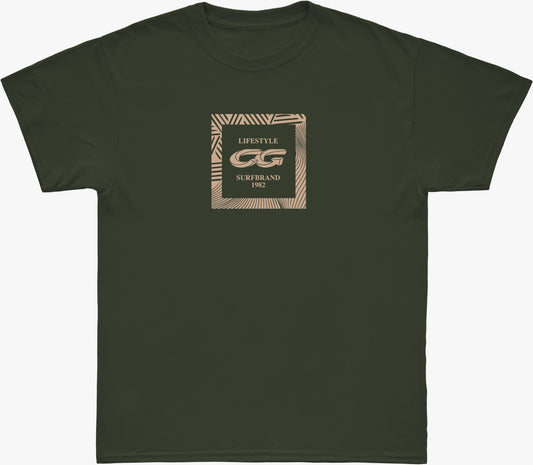 Camiseta Crtistal Graffiti - Verde - Moldura