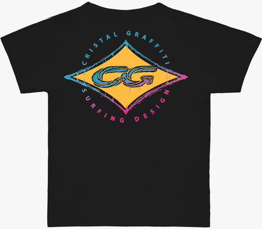 Camiseta Cristal Graffiti - Preta - Design - Filho