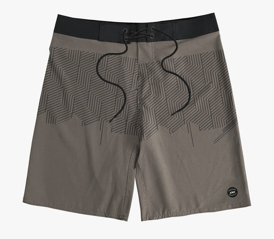 Boardshort Cristal Graffiti - Bege - Dual