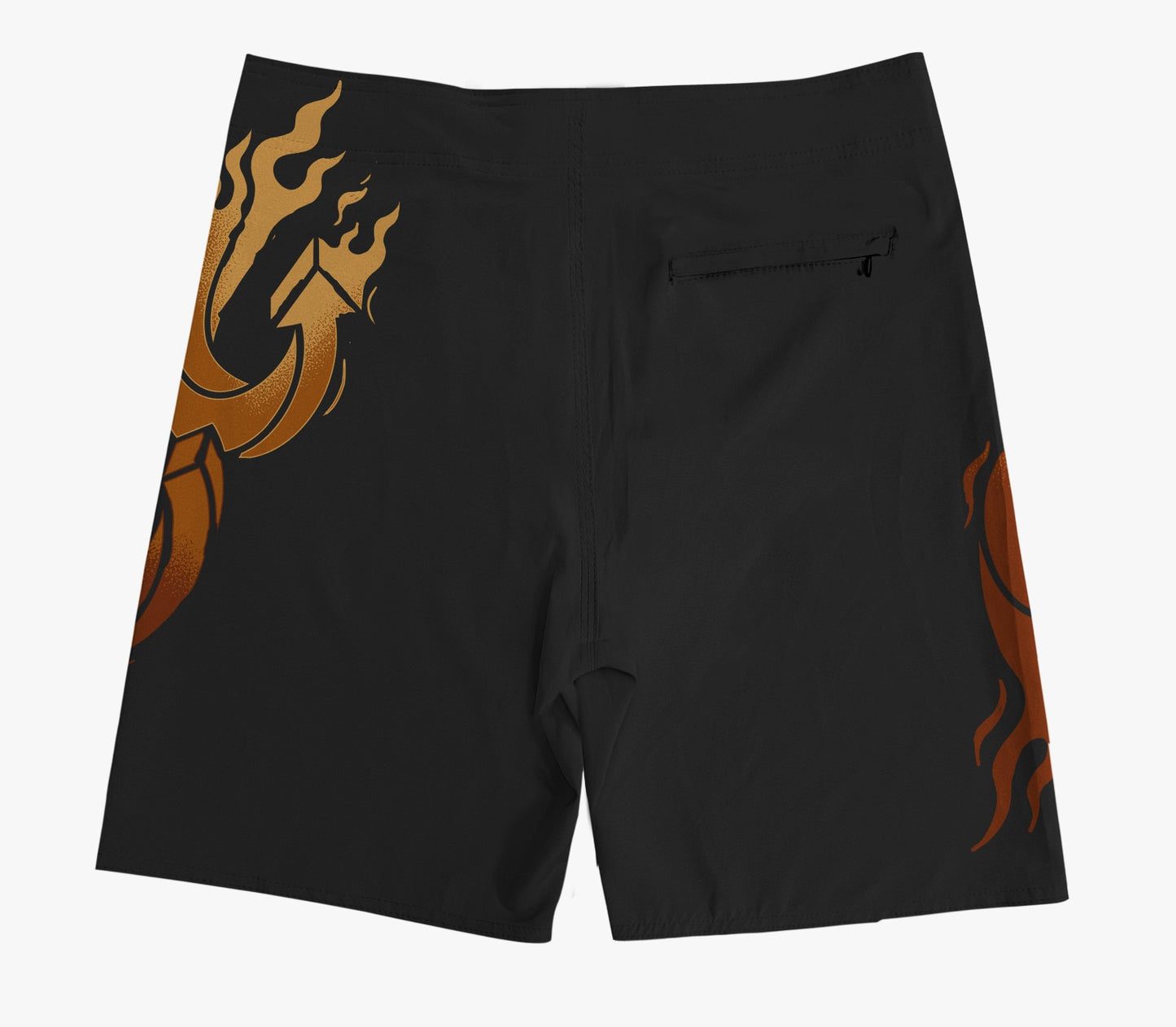 Boardshort Cristal Graffiti - Preto - Fogo
