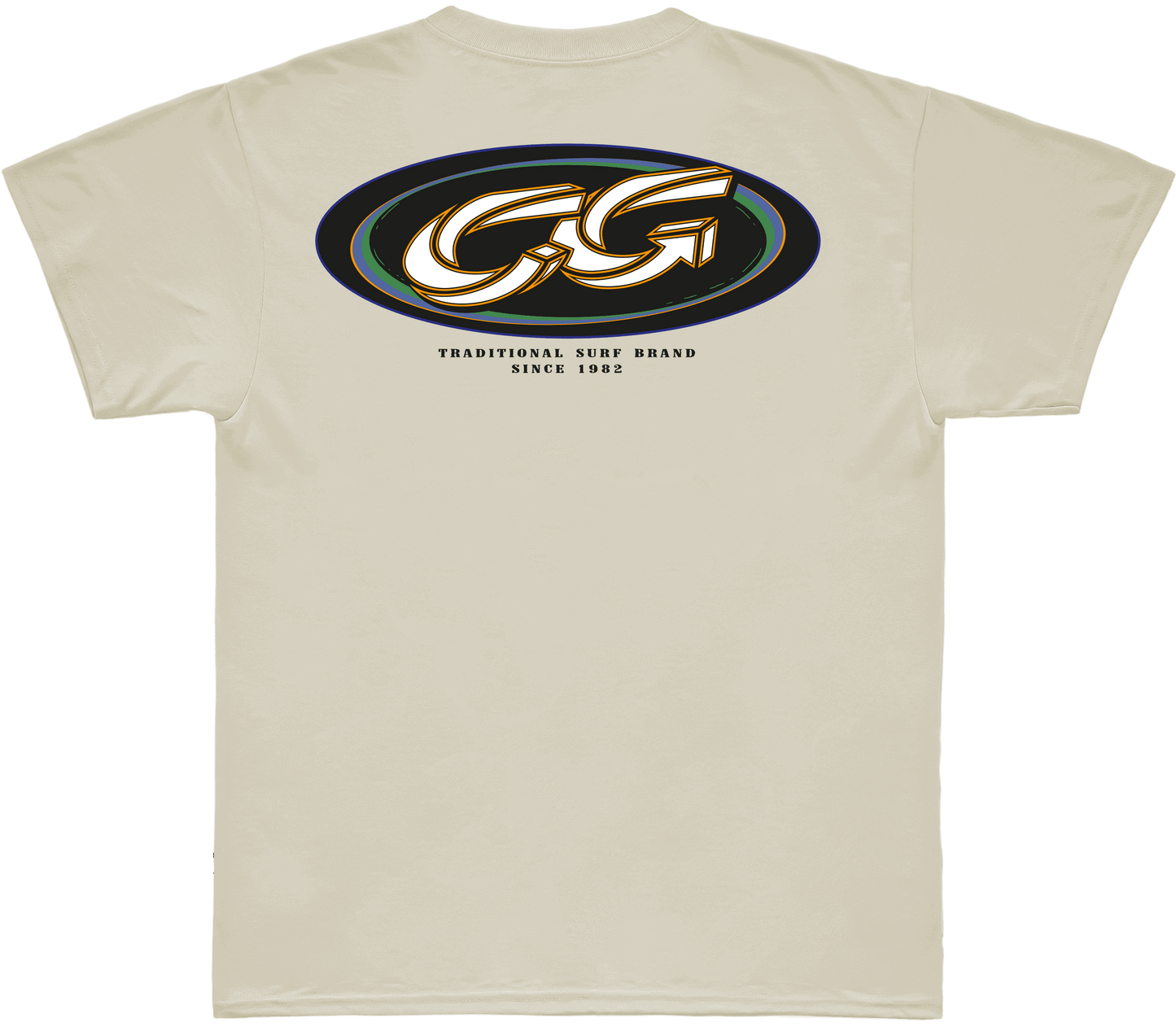 Camiseta Cristal Graffiti - Oval Brasil - Bege