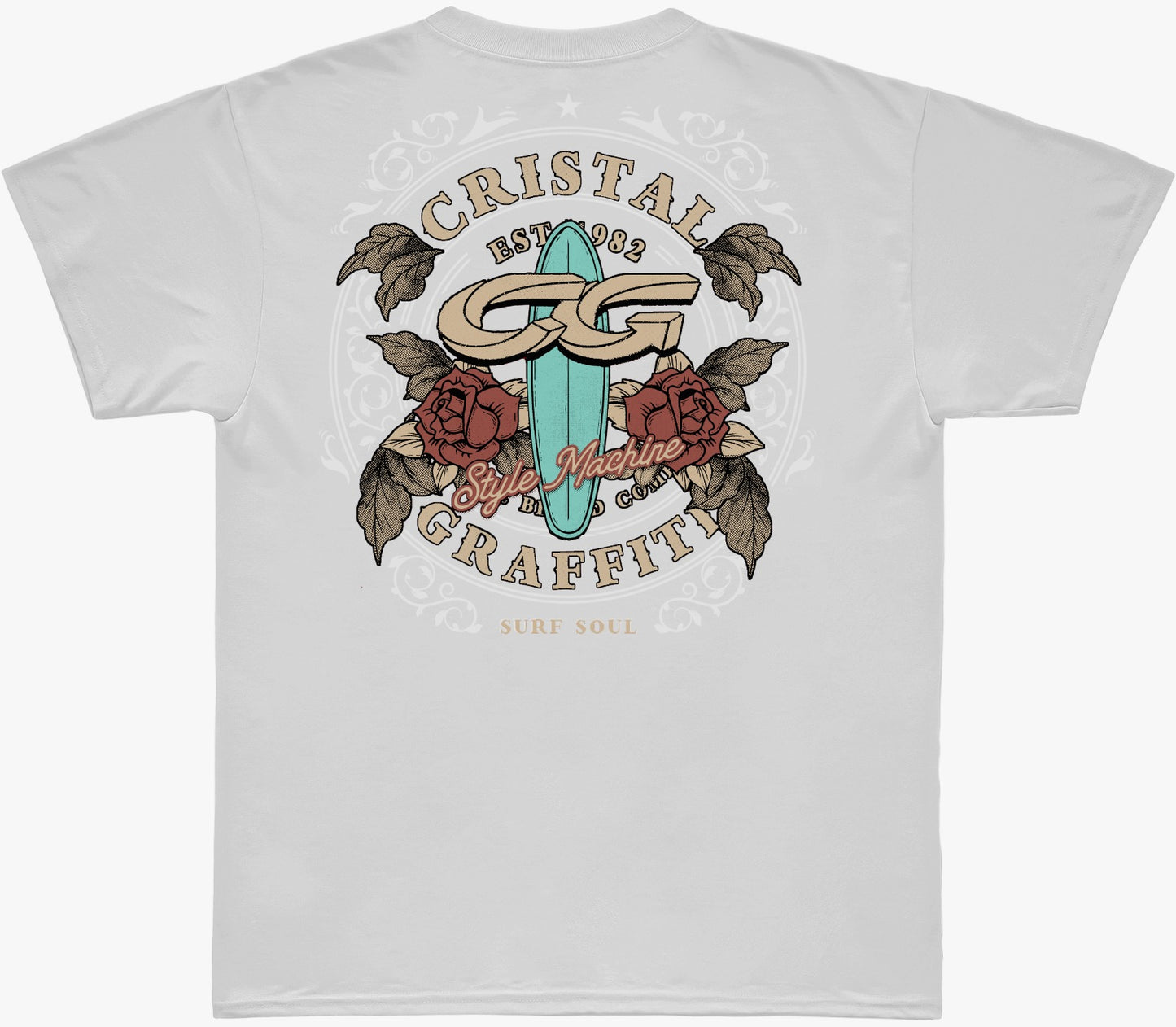 Camiseta Cristal Graffiti - Branca - Soul