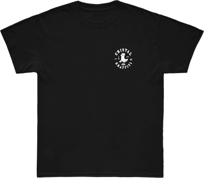 Camiseta Cristal Graffiti - Preto - Skate Pigeon