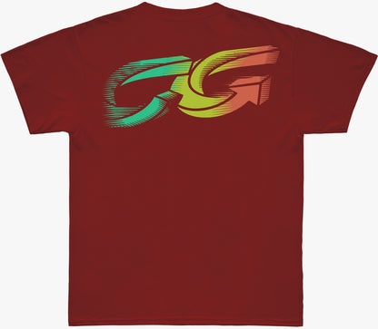 Camiseta Cristal Graffiti  - Vermelha - CG New