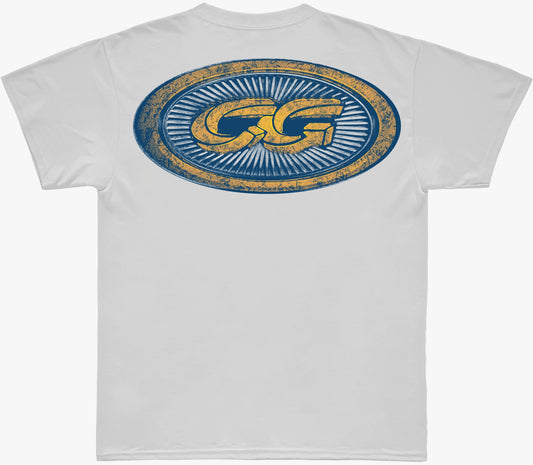 Camiseta Cristal Graffiti - Branco - Medalhão