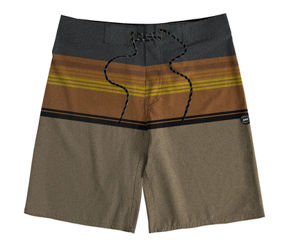 Boardshort Cristal Graffiti - Marrom -  Shades of brown