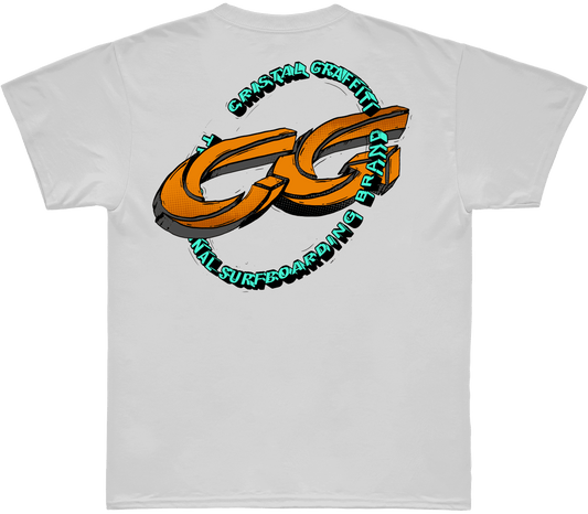 Camiseta Cristal Graffiti - Branca - Surf Brand