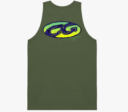 Regata Cristal Graffiti - Verde - Sunset Drift