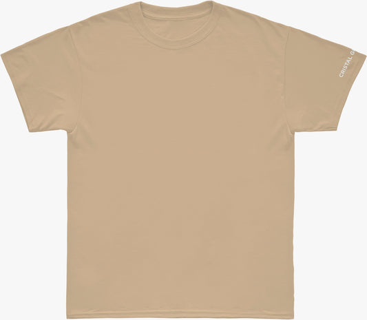 Camiseta Cristal Graffiti - Bege - Simples