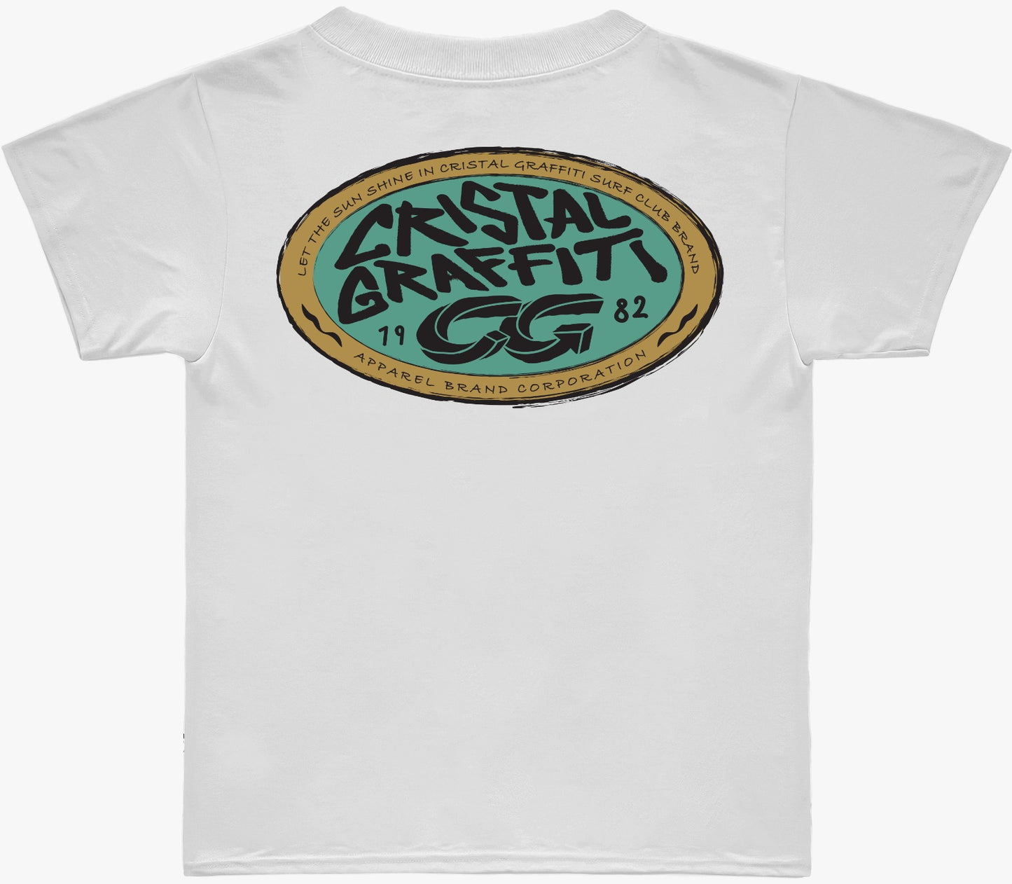 Camiseta Cristal Graffiti - Branco - Cristal Infantil