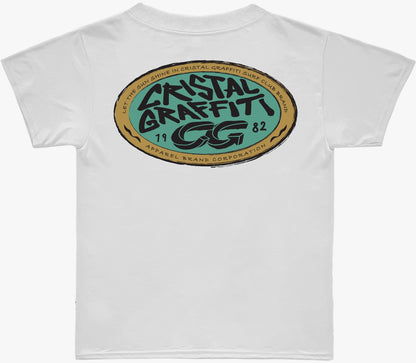 Camiseta Cristal Graffiti - Branco - Cristal Infantil