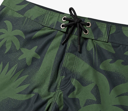 Boardshort Cristal Graffiti - Verde - Jungle Camo
