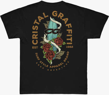 Camiseta Cristal Graffiti - Preto - Soul